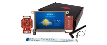 SK-GEN4-ESP32-43T 4D Systems , GEN4-ESP32-43T Starter Kit 4.3in TFT Starter Kit With ESP32 SoC for Display Development