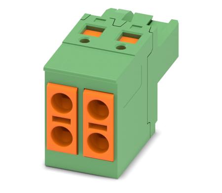 1713839 Phoenix Contact, 5mm Pitch, TVFKC 1.5/ 2-ST, 2 Way, Pluggable Terminal Block, Plug, Spring Cage Termination,