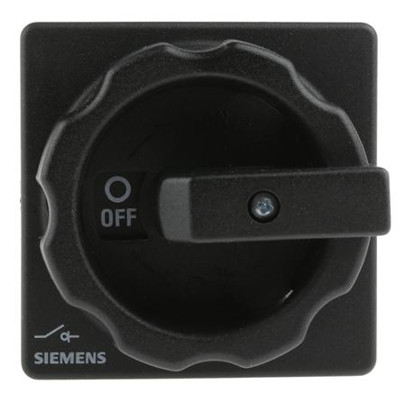 3LD2203-0TK51 Siemens 3P Pole Panel Mount Isolator Switch - 32A Maximum Current, 11.5kW Power Rating, IP65