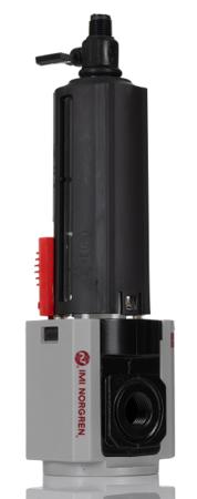 F82G-2GN-QP3 Norgren Excelon Plus series 40μm G 1/4 0.3bar to 10 bar Pneumatic Filter 1620L/min max with Manual drain