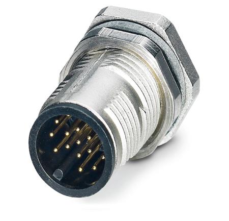 1559974 Phoenix Contact Circular Connector, 17 Contacts, Rear, M12 Connector, Plug, Male, IP65, IP67