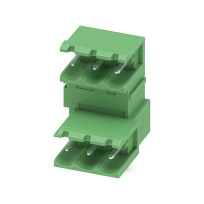 1762059 Phoenix Contact Straight Solder PCB Header, 6 Contact(s), 5 mm Pitch, 2 Row, Shrouded
