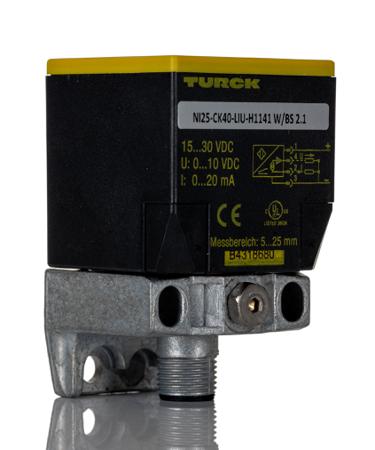 Ni25-CK40-LIU-H1141 Turck Inductive Proximity Sensor - Block, Analogue Output, 25 mm Detection, IP67