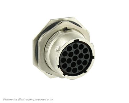UT07128SH Souriau Sunbank by Eaton Circular Connector, 8 Contacts, Panel, Standard Connector, Socket, Male, IP68, IP69K, UT0