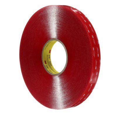 3M-4910-25mm-x-33m 3M 3M™ VHB™ 4910F, VHB™ Clear Foam Tape, 25mm x 33m, 1mm Thick