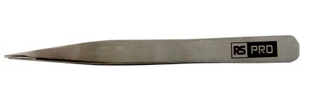 429-747 RS PRO 120mm, Low Carbon Austenitic Steel, Curved, Tweezer