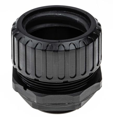 7TCA296060R0144--XF40-M40-D Adaptaflex M40 Straight Cable Conduit Fitting, Black 40mm nominal size