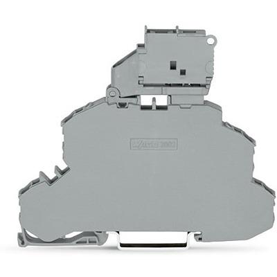 2002-2611 WAGO TOPJOB S Series Double Level Terminal Block, 2.5mm², 2-Level, Push In Termination, Fused, ATEX, CSA, IECEx