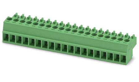 1840531 Phoenix Contact MC 1.5/19-ST-3.5 Series PCB Terminal Block, 19-Contact, 3.5mm Pitch, Screw Termination