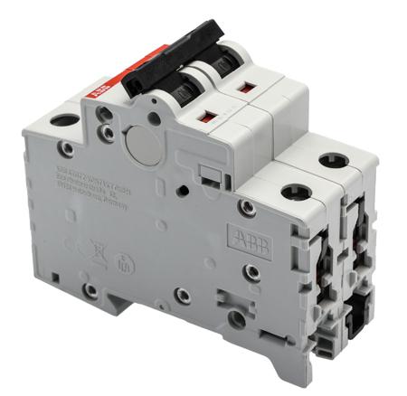 2CDS252001R0337--S202-K4 ABB System M Pro 4A MCB Mini Circuit Breaker2P Curve K, Breaking Capacity 6 kA