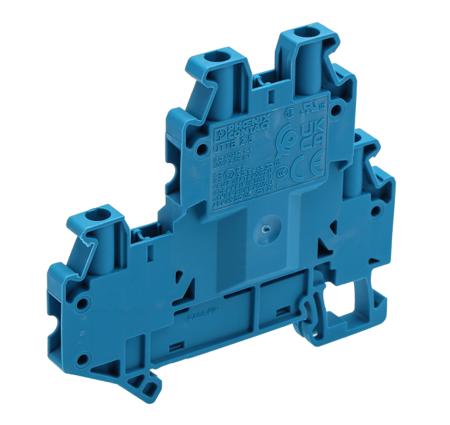 3044649 Phoenix Contact  UTTB 2.5 BU Series Blue, 0.14 → 4mm², Double-Level, Screw Termination