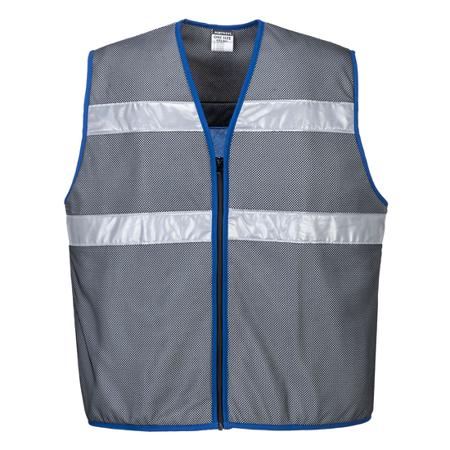 CV01GRRL-XL Portwest Grey Breathable, Hi-Vis Hi Vis Vest, XL