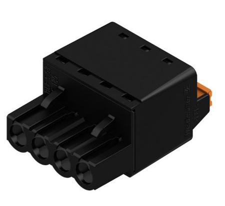 1013450000 Weidmuller, 5.08mm Pitch, BL 5.08, 4 Way, , Pluggable Terminal Block, Plug, Cable Mount, Push In Termination,
