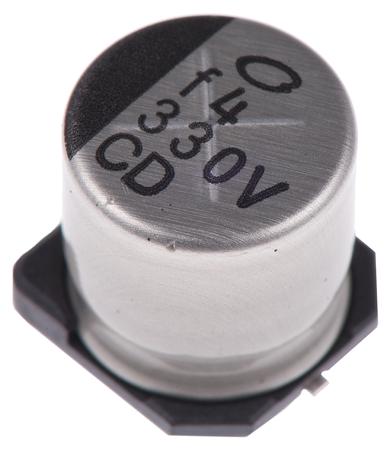 UCD1V331MNL1GS Nichicon 330μF Aluminium Electrolytic Capacitor 35V dc, Surface Mount -