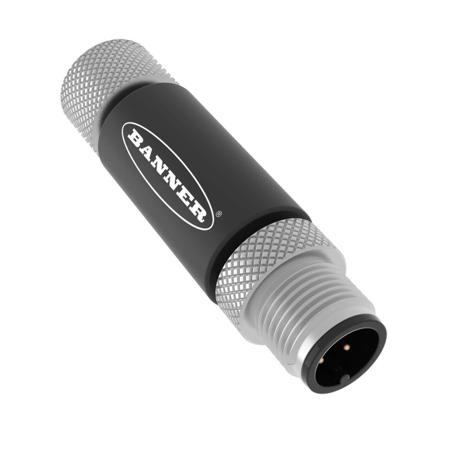 S15A-FX2345-MX2345-Q Banner, S15A Series M12 5-pin Adapter, 58mm Cable Length for Use with M12 Cable