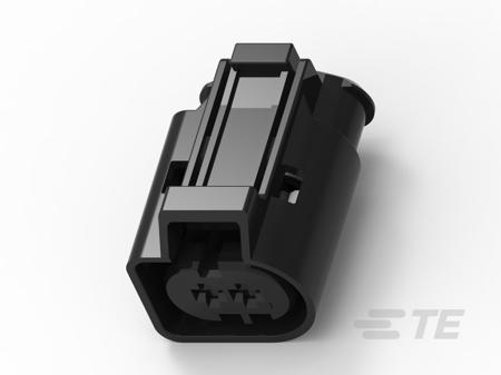 1897702-2 TE Connectivity, Junior Power Timer Connector Housing Receptacle Black Cable Mount 2 Way, Cable Termination