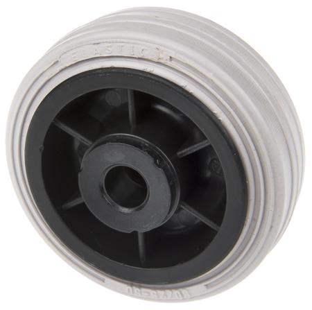13104-G LAG Black, Grey Rubber Castor Wheels 13104 G, 55kg