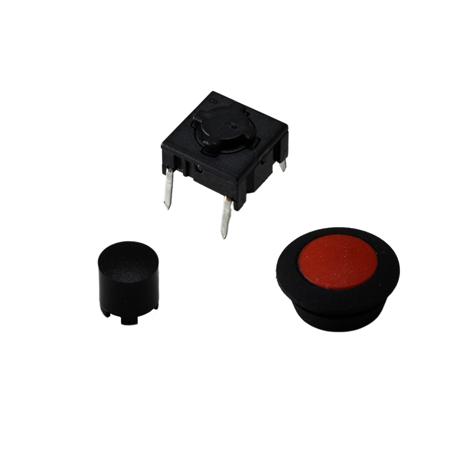 5ETH935-1SS09-12-0-AQW0908 MEC IP67 Cap Tactile Switch, SPST 50mA Through Hole