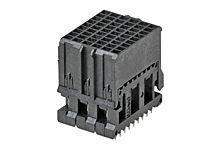 170415-1618 Molex 1.9mm Pitch Connector Backplane Connector, Receptacle, Vertical, 6 Column, 9 Row, 54 Way, 170415