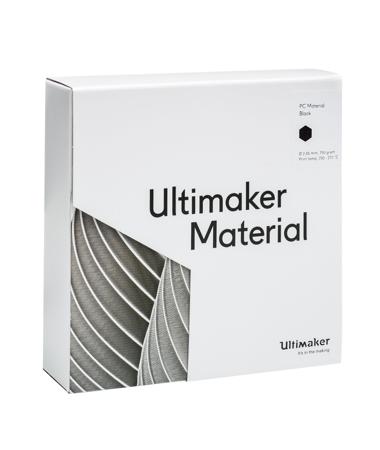 1641 Ultimaker 2.85mm Black PC 3D Printer Filament, 750g