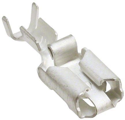 154718-4 TE Connectivity Positive Lock .250 Mk I Series Crimp Terminal, 6.35 x 0.81mm, 0.8mm² to 2mm², 18AWG to 14AWG