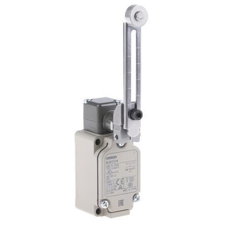 WLCA12-G-N Omron WL Series Adjustable Roller Lever Limit Switch, NO/NC, IP67, DPST, Metal Housing, 250V ac Max, 2A Max