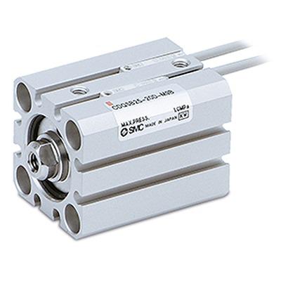 CQSB12-10DCM SMC Pneumatic Compact Cylinder - , 12mm Bore, 10mm Stroke, CQS Series, Double Acting