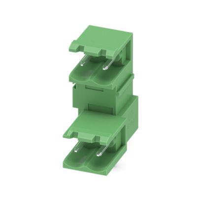 1762046 Phoenix Contact MDSTB Series Straight Wave Soldering Mount PCB Header, 4 Contact(s), 5 mm Pitch, 2 Row, Shrouded