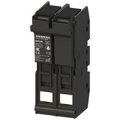 3NC2392-0MK Siemens 63A Fuse Holder for 22 x 127mm Fuse, 2P, 1.5kV