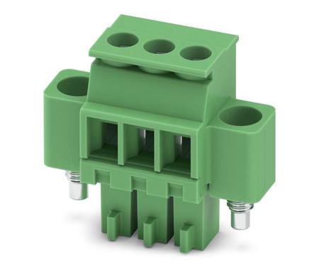 1863314 Phoenix Contact, 3.5mm Pitch, MCVR 1.5/ 3-STF-3.5, 3 Way, , Pluggable Terminal Block, Plug, Cable Mount, Screw