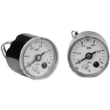GP46-10-01-C-Q SMC R 1/8 Back Entry Pressure Gauge 10bar, , 0bar min.