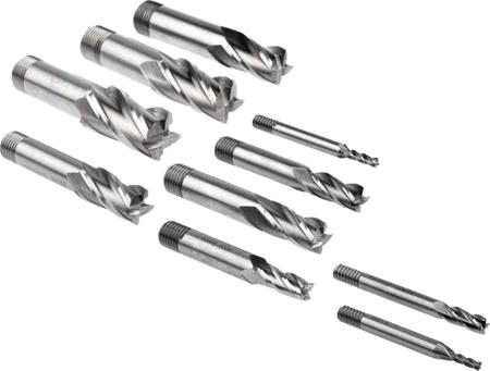 185-7558 10 piece end mill set