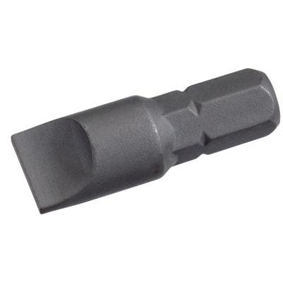 E-414-F10 SAM Slotted Screwdriver Bit, 5/16 in Tip, 5/16 in Drive, Slotted Drive, 35 mm Overall