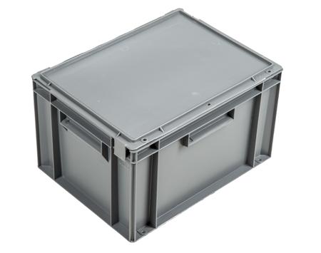R21C20-P5 Schoeller Allibert R21C20.P5, 20L Grey Plastic Storage Box, 246mm x 300mm x 400mm
