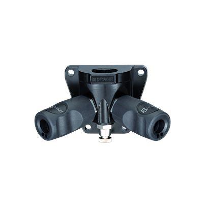 CSI-088104WK PREVOST Composite Body Female Wall Bracket With Safety Quick Connect Couplings, G 3/4 Female Female Thread