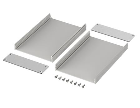 97115160-HMT1-Filotec-F-1032-160---SET Bopla Filotec (Set) Series Aluminium Zinc Aluminium Enclosure, IP40, Aluminum (anodized) Lid, 160 x 105 x 32mm