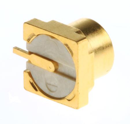 19S101-40ML5 Rosenberger, Plug PCB Mount SMP Connector, 50Ω, Solder Termination, Straight Body