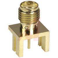 901-10019 connector,rf coaxial,sma pcb edge mount jack recept,for 0.032 pc board,gold