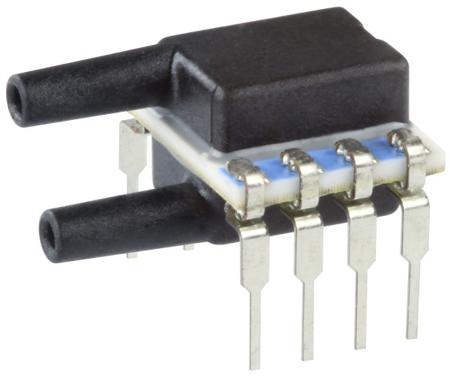 NSCDJJN005NDUNV Honeywell Differential Pressure Sensor, 2in/H2O Operating Max, Through-Hole Mount, 8-Pin, DIP