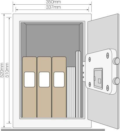 YSFM-520-EG1 Yale 49.8L Safe Safe