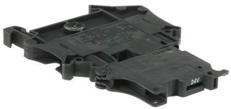 3046090 Phoenix Contact  UT Series Black, 0.14 → 4mm², Single-Level, Screw Termination, Fused, ATEX