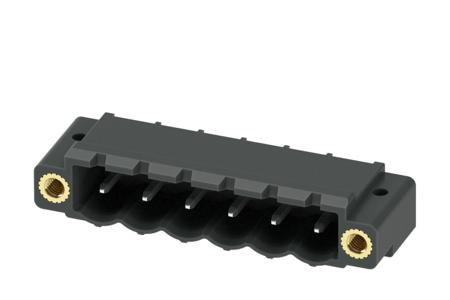 1954731 Phoenix Contact, 5.08mm Pitch, CC 2.5/ 6-GF-5.08 P26THR, 6 Way, Right Angle, Pluggable Terminal Block, Header, Through
