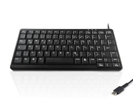 KYB500-K82A-GR-C Ceratech  Wired USB Compact Keyboard, QWERTY, Black
