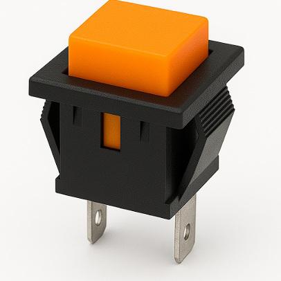 phbtsw-17 E-Pro Compact Square Push Button Switch SPST 3A 125V AC High Durability