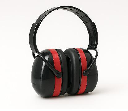 plpreq-16 E-Pro Headband Earmuffs Black ABS Cups PVC Cover