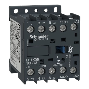 LP1K1210BD3 CONTACTOR 3P+F SURUB 24V DC