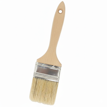 ptbr-wcb225w E-Pro Durable Wood Ergonomic Handle Corner Flat Paint Brush 4 Inch 22.5 cm Wide Solvent Resistant Easy Clean Non Angled
