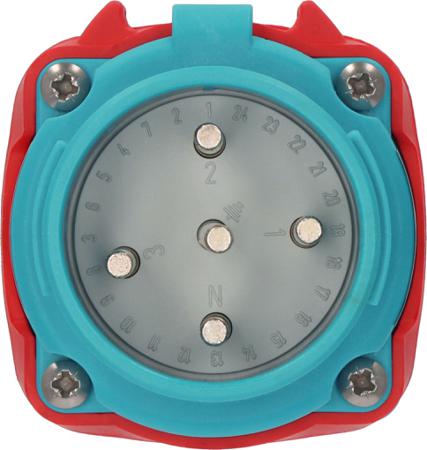 1323241 brennenstuhl, 1323 IP55 Blue, Red Cable Mount 3P+N+T Industrial Power Plug, Rated At 30A, 415 V