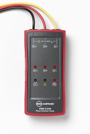 PRM-5-EUR Beha-Amprobe  Phase Rotation Tester, CAT IV 600 V, 400Hz Max, 700V Max