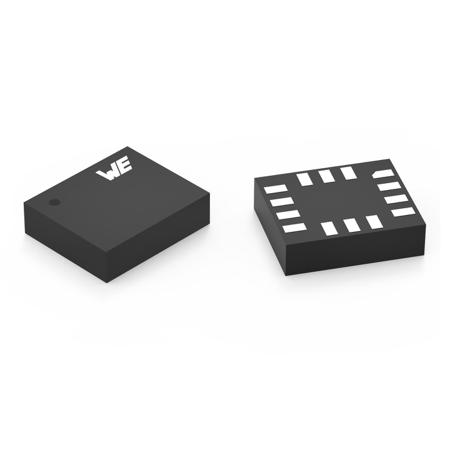 2536030320001 Wurth Elektronik 6-Axis Surface Inertial Sensor 1.71 V 3.6 V, I2C/SPI, QFN, 14-Pin